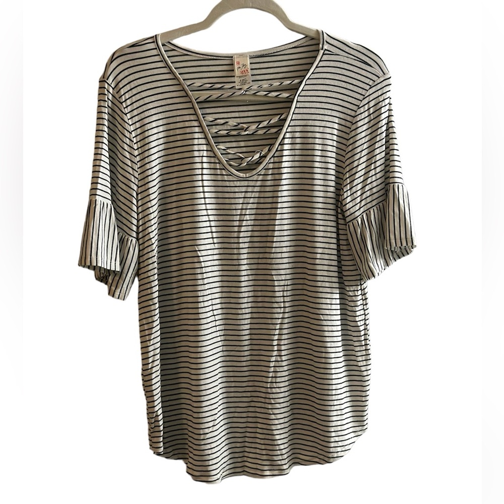 7th Ray Striped Top